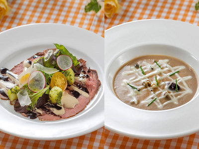 イーストサイド・カフェ：パスタセットの前菜メニュー