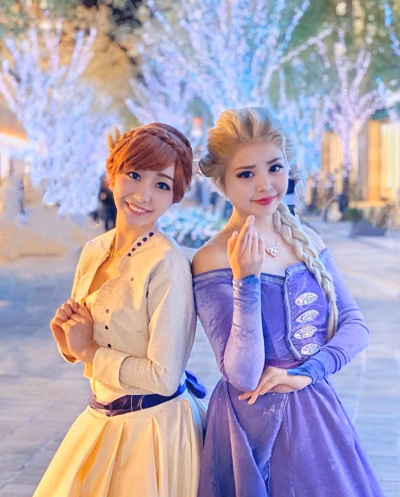 エルサ＆アナ仮装