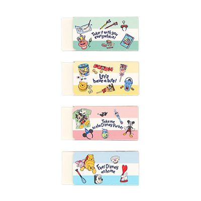 消しゴム〈MONO〉セット(ディズニーお土産モチーフグッズ)