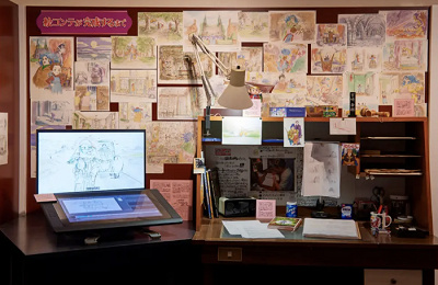 三鷹の森ジブリ美術館での展示の様子