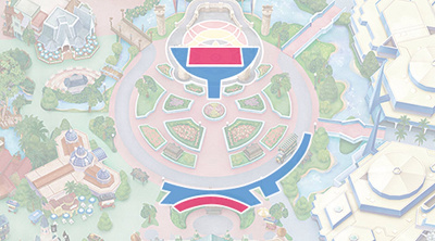 クワッキーセレブレーション★ドナルド・ザ・レジェンド!の有料鑑賞エリア