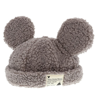 ふわモコキャップ(グレー)