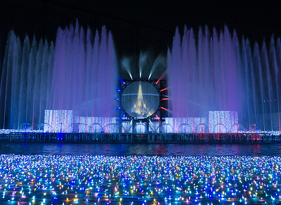 噴水ショー：ノーザン・ダイヤモンド