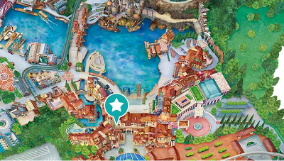 ガッレリーア・ディズニーの地図