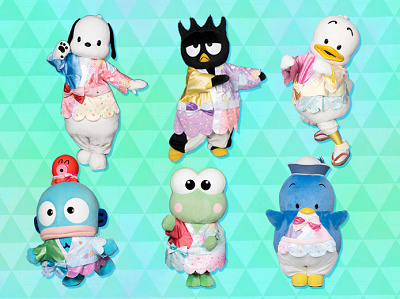 はっぴ姿のはぴだんぶいメンバー