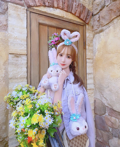 ハート型の耳は可愛らしさアップです！