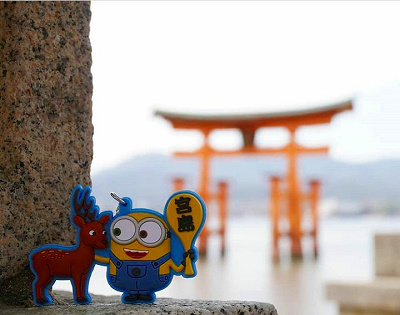 広島限定/ミニオンご当地グッズ・宮島