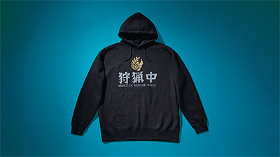 狩猟中パーカー(黒)