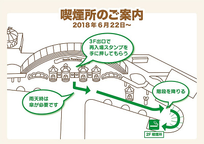 喫煙所のご案内