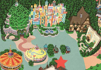 イッツ・ア・スモールワールドのファストパス発券所