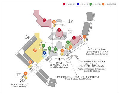 ジョイフルスプリングスの場所(青の4番の場所)