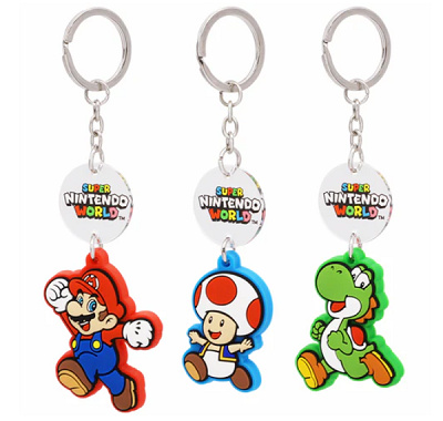 キーチェーン（マリオ/キノピオ/ヨッシー）