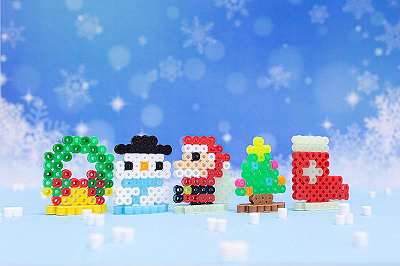 キッザニア甲子園の期間限定ワークショップ「光るアイロンビーズで冬のモチーフを作ろう」