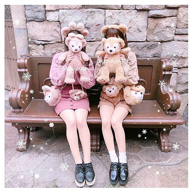 ニット×ダッフィー/シェリーメイカチューシャ