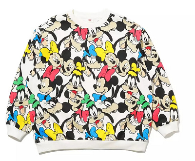 【LEVI’S】 ミッキー&フレンズ クルーネックスウェットシャツ