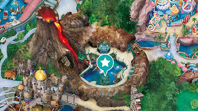 アトラクション「海底2万マイル」の場所