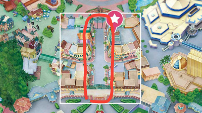 プロジェクションマッピングの場所