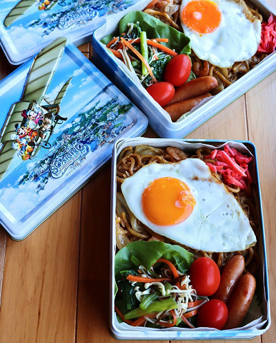 ディズニーお菓子缶活用法②:お弁当箱