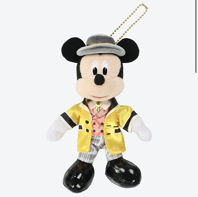 ミッキーぬいぐるみバッジ