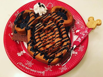 ミッキーワッフル チョコレートソース
