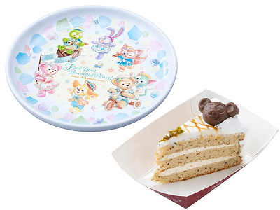 ミルクティーショートケーキ（ピスタチオ入り）、スーベニアプレート付き