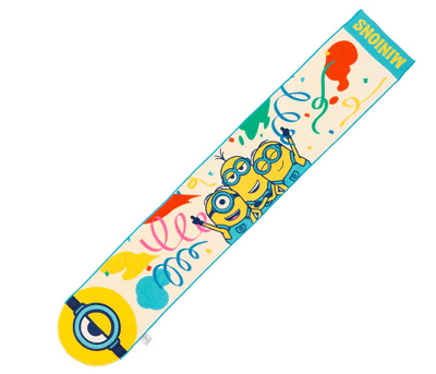 ミニオンマフラータオル