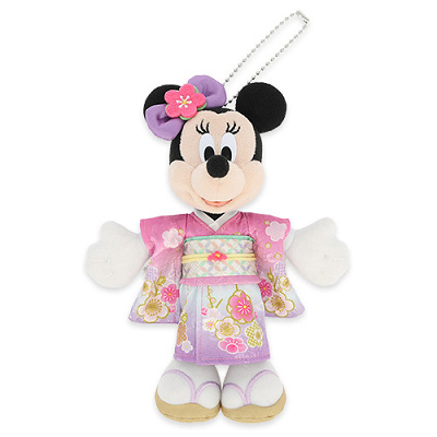 ミニーぬいぐるみバッジ((ディズニーお正月グッズ2026)