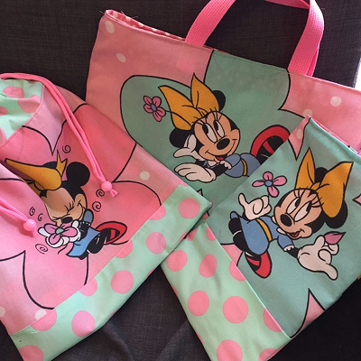 ミニーちゃんの入園グッズ