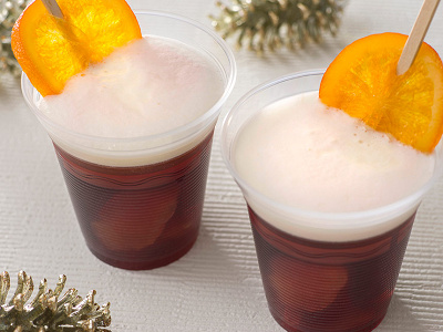 ホットワインカクテル（アップル＆オレンジ）