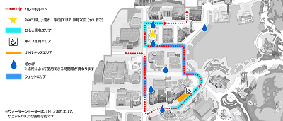 NO LIMIT! サマー・スプラッシュ・パレードのルート