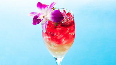 サマースペシャルディナーにはノンアルコールカクテルも付けられる!
