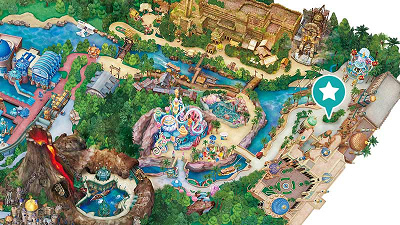 ディズニーシーチュロス:オープンセサミの場所マップ