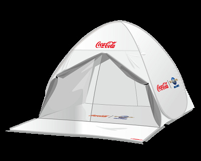 オリジナルワンタッチテント