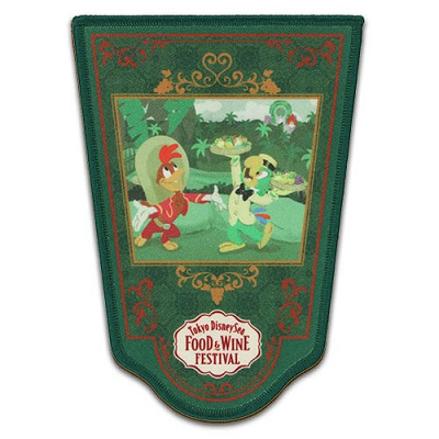 ディズニー ワインバッジ 2周年 バナーデザインのワッペンアクセサリーも！「東京ディズニーシー