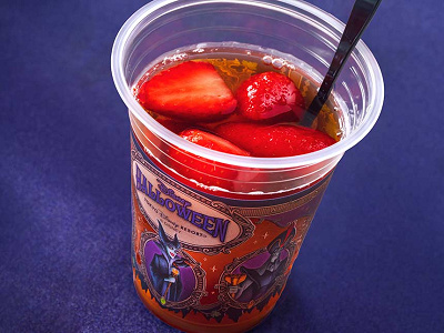 洋梨とストロベリーのティードリンク（ほうじ茶、アップル）