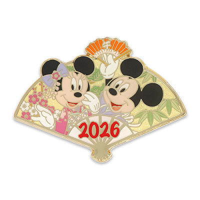 ピンバッジ((ディズニーお正月グッズ2026)