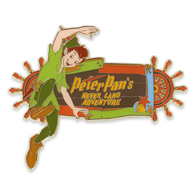 東京ディズニーランド ピンバッジ ピーターパン お土産 70周年 ピーターパン ウェンディ ピンバッジ シークレット
