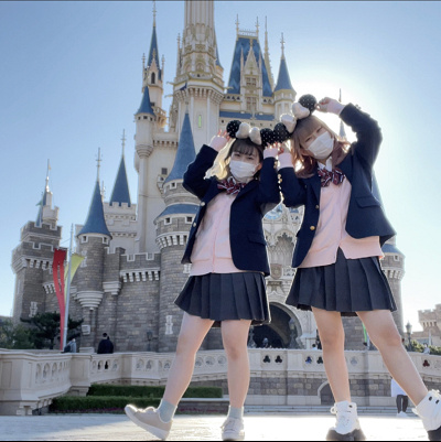 制服ディズニー 高校制服 夏服 夏スカート セーラー 制服Disney 高校