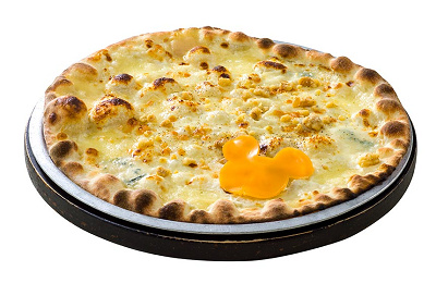 ピッツァ、カナーレ・ベッロ（5種のチーズ）