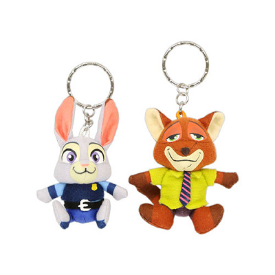 ぬいぐるみキーホルダー:ジュディ&ニック