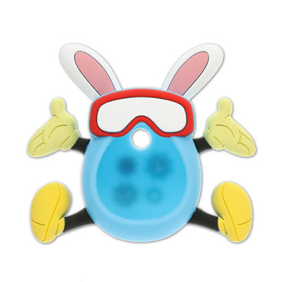 ポケットうさたまカバー(ブルー)