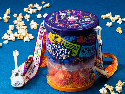 ポップコーン、バケット付き