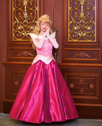 オーロラ姫 ♡ ディズニープリンセス ハロウィン 仮装 衣装 ドレス www