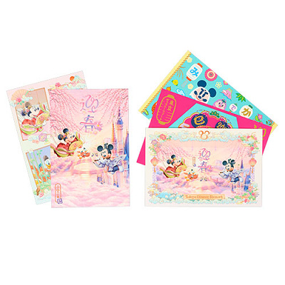 私製年賀はがきセット(ディズニーお正月グッズ2025)