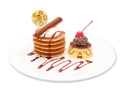 プリンのパンケーキタワープレート