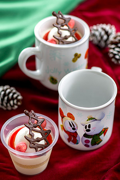 レアチーズムース&ミルクゼリー