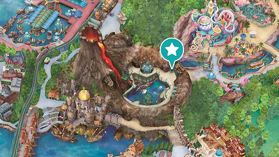 ディズニーシーチュロス:リフレッシュメント・ステーションの場所マップ