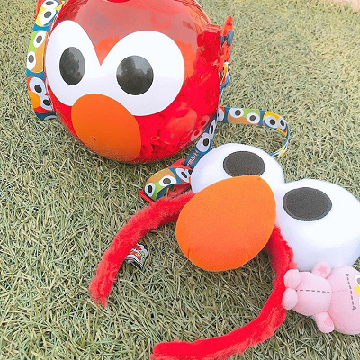 セサミストリート【2011年~】ビッグフェイス スケルトンバケツ