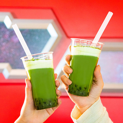 映えるパークのタピオカドリンク