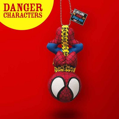 スパイダーマンぬいぐるみキーチェーン